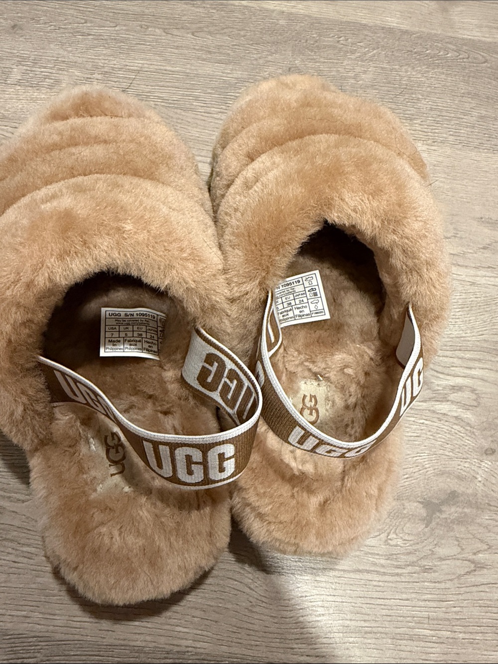 UGG Fluff Yeah Slide Chestnut Tan - Picture 3 of 6